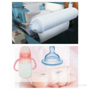Solid Silicone Rubber Material for Baby Nipples